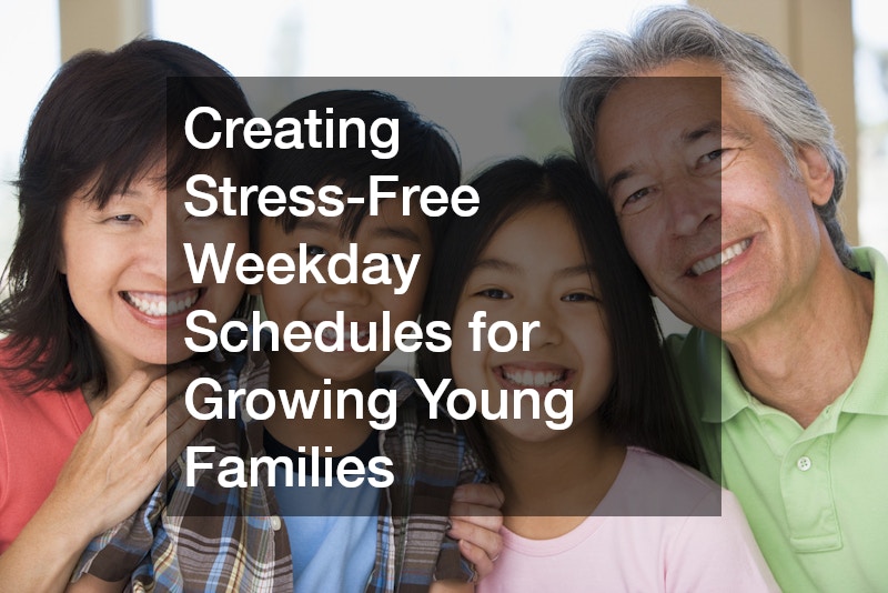 Creating Stress-Free Weekday Schedules for Growing Young Families