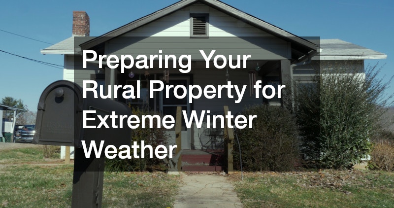 Preparing Your Rural Property for Extreme Winter Weather
